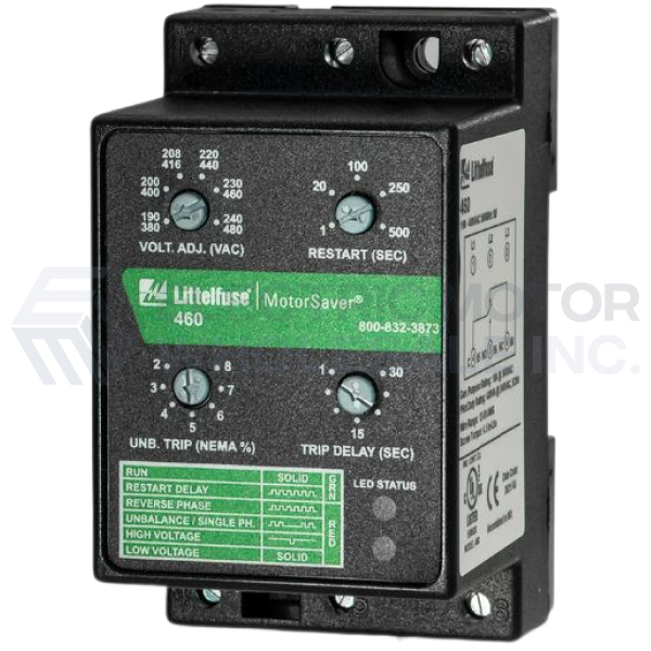 Image for Littelfuse SymCom 460-VBM-L MotorSaver Protection Relay.